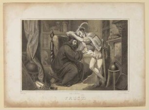 Faust schließt mit Mephisto den Pakt