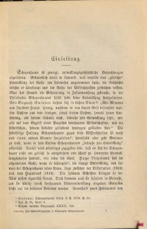 Zur Entwicklungsgeschichte der Metaphysik Schopenhauers