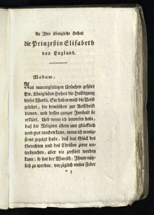 An Ihro Königliche ...