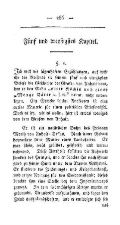 Fünf und dreyßigstes Kapitel