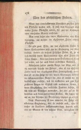 Von den phthischen Fiebern