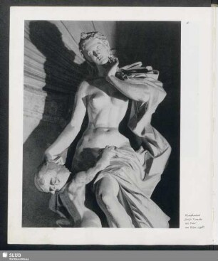 Nymphenbad. "Große Nymphe mit Putte" von Höfer (1928)