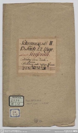 Silla. Excerpts - Mus.2953-N-4 : orch - F; GraunWV B:I:27