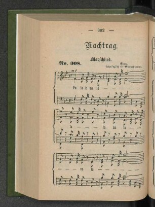 Nachtrag. [No. 308-322]