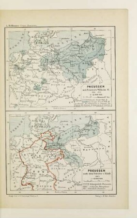 Preussen unt. Friedrich Wilhelm II. 1786 - 1797