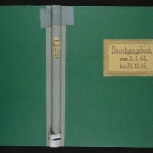 "Beerdigungsbuch" Hauptfriedhof