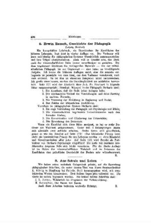 Erwin Rausch, Geschichte der Pädagogik