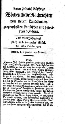Zwey und vierzigstes Stück
