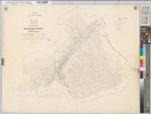 Niedermarsberg (Marsberg), Separation Niedermarsberg, Übersichtskarte (vor der Separation)