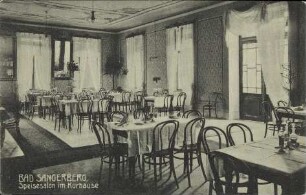 Bad Sangerberg, Speisesalon im Kurhause