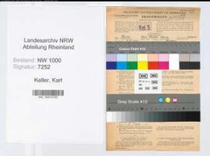 Entnazifizierung Karl Keller, geb. 05.11.1902 (Kaufmann)