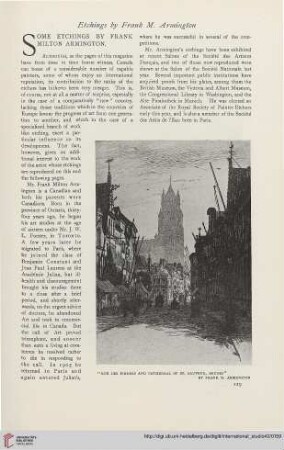 42.1910 = Nr. 166: Some etchings by Frank Milton Armington