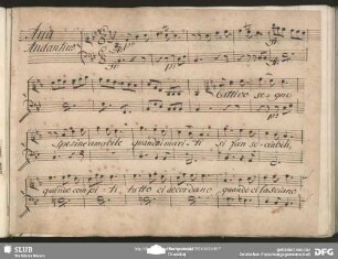 Cavatina: "Cattivo segno sposine amabile" in Bb-Dur