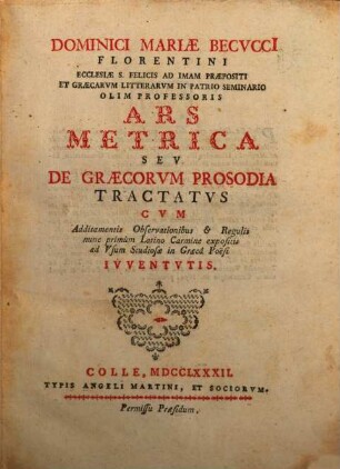Ars metrica