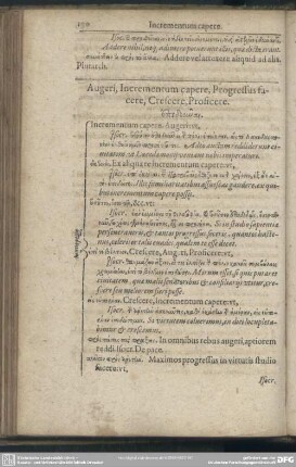 Augeri, Incrementum capere, Progressus facere, Crescere, Proficere