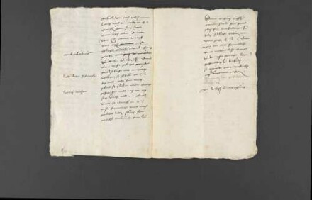 Zwei Schreiben Herzog Christophs von Württemberg an Bischof Melchior von Würzburg bezüglich Reinhards von Talheim, des Hofmeisters der Herzogin Anna Maria von Württemberg.