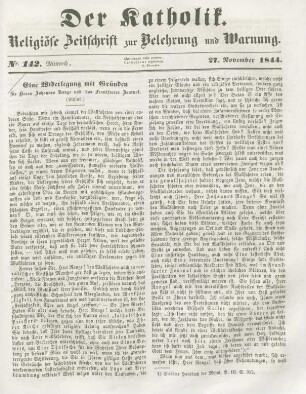 657-659 Eine Widerlegung mit Gründen für Herrn Johannes Ronge und das Frankfurter Journal : Schluß