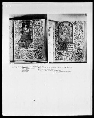 Gebetbuch für Herzog Philipp den Guten von Burgund — Madonna im hortus conclusus, Folio 48recto