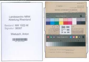 Entnazifizierung Anton Wietusch , geb. 11.02.1904 (Kaufmaennischer Angestellter)