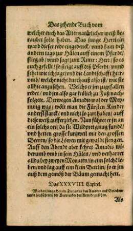 Das XXXVIII. Capitel.
