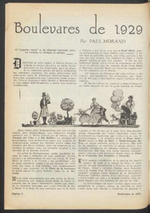 Boulevares de 1929 : El "quartier latin" se ha alterado bastante, pero en esencia, es siempre el mismo.