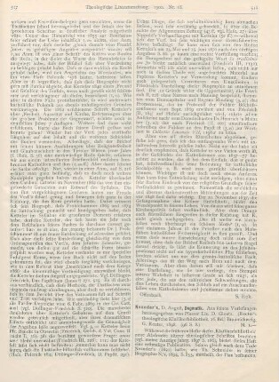 518-519 [Rezension] Neander‘s, August, Dogmatik