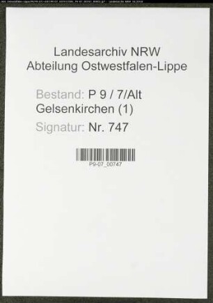 Namensverzeichnis Alt - Gelsenkirchen, Todesfälle