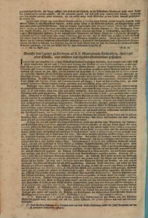 Wahrer Hergang der auf Ordre des Herrn Cardinalen Fürsten Bischof zu Costanz Franz Conrad von Roth geschehenen gewaltthätigen Vertreibung der Benedictiner Religiosen aus ihrem uhralten Stift und Gotteshaus O.S.B. zu Reichenau : Aus den Originalschreiben eines Mitvertriebenen