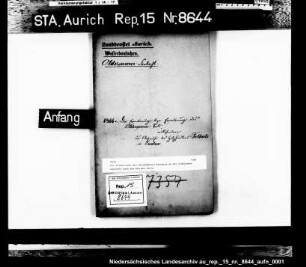 Die Forderungen des Holzhändlers Folkerts an die Oldersumer Sielacht nach dem Bau des Siels