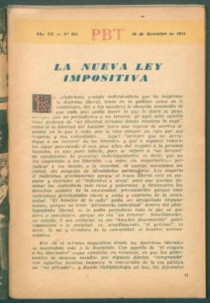 La nueva ley impositiva