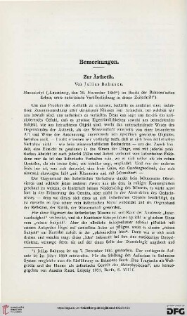 Bemerkungen