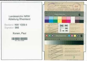 Entnazifizierung Paul Konen , geb. 22.12.1904 (Kaufmann)
