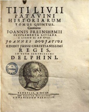 Titi Livii Patavini historiarum libri qui extant. 5