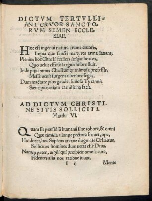 Ad Dictum Christi.