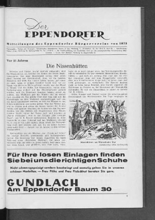 Vor 25 Jahren Die Nissenhütten