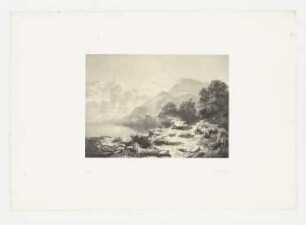 Berglandschaft, Blatt 15 der Folge "Werke"