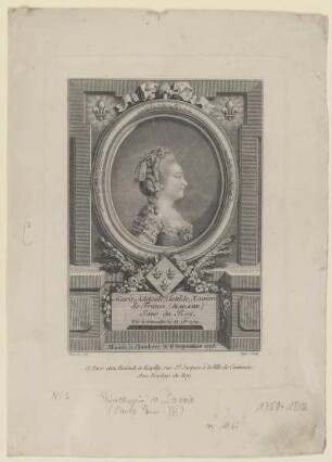 Bildnis der Marie Adelaide Clotilde Xaviere de France