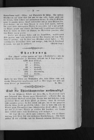 Sind die Thierschutzvereine nothwendig?