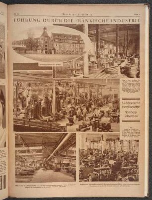 Führung durch die fränkische Industrie. - Süddeutsche Metallindustrie Nürnberg-Schweinau