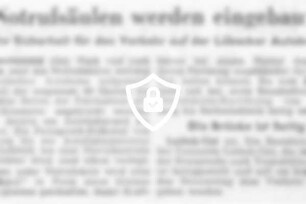 Notrufsäulen werden eingebaut