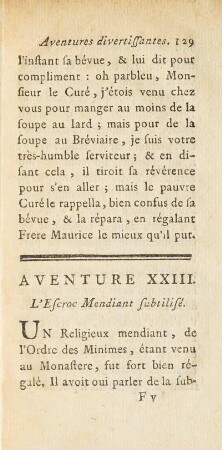 Aventure XXIII. L'Escroc Mendiant subtilisé