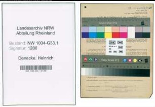Entnazifizierung Heinrich Denecke , geb. 24.01.1903 (Lehrer)