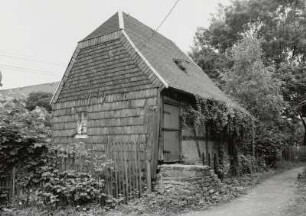 Olbernhau. Hintermühle, Zöblitzer Straße 3 : Olbernhau (Mittlerer Erzgebirgskreis). Hintermühle mit ehemaliger Bäckerei, Zöblitzer Straße 3. Nebengebäude