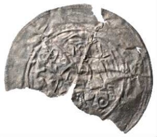 Fundmünze, Brakteat, 1200 - 1230
