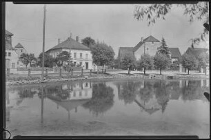 Glaubitz. Gasthof, Schloss und Schwimmbad