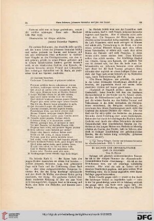 In Sachen der Denkmalpflege und in eigener