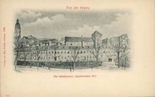 Die Schulstraße: abgebrochen 1874 [Das alte Leipzig]