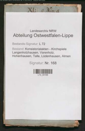 Anschaffung einer neuen Glocke; Reparatur des Kirchturms