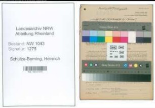 Entnazifizierung Heinrich Schulze-Berning , geb. 04.07.1902 (Landwirt)