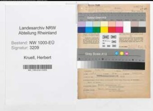 Entnazifizierung Herbert Kruell, geb. 28.05.1903 (Finanzinspektor)